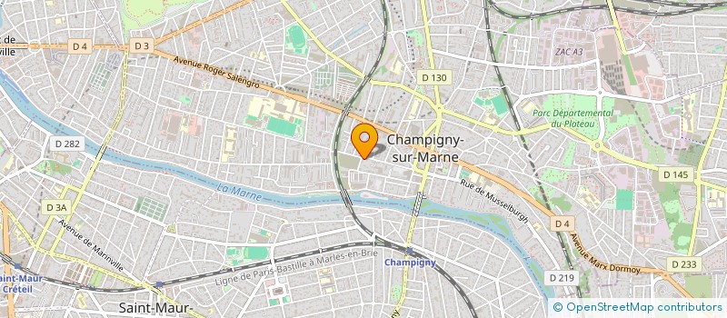 localisation de l'entreprise LUMEN COMPAGNIE à CHAMPIGNY-SUR-MARNE