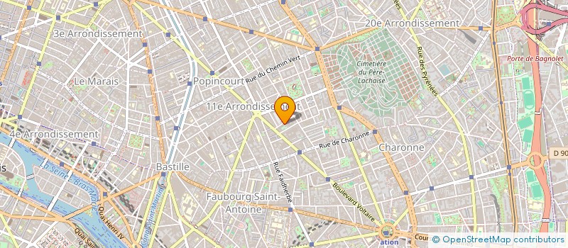 localisation de l'entreprise LUMEN INFLUENCE  PARIS