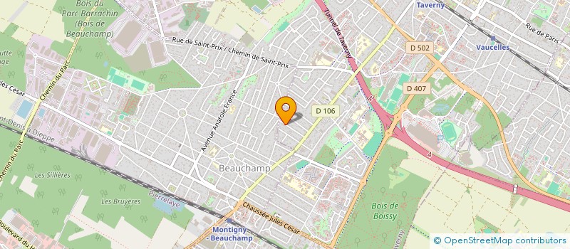 localisation de l'entreprise LUMEN PATRIMOINE à TAVERNY