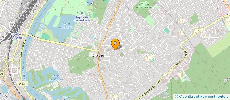 localisation de l'entreprise LUMENKEY à DRAVEIL