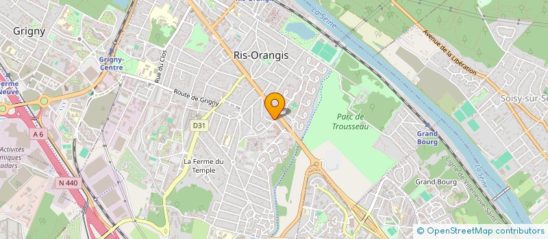 localisation de l'entreprise LUMENO à RIS-ORANGIS