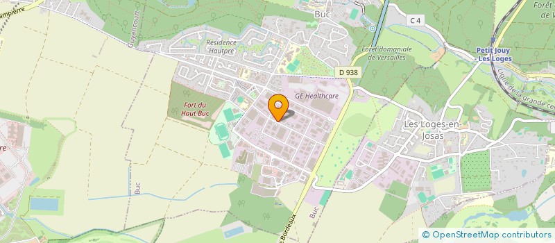 localisation de l'entreprise LUMENS-BOX à BUC