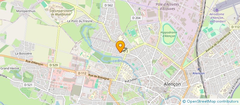 localisation de l'entreprise LUMENS PRODUCTIONS à ALENCON