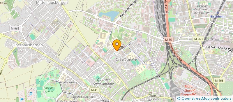 localisation de l'entreprise LUMENSIUM  STRASBOURG