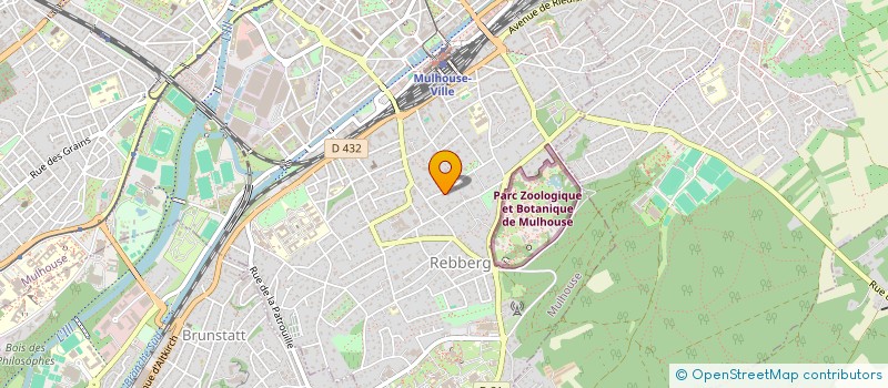 localisation de l'entreprise LUMENX  MULHOUSE