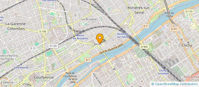 localisation de l'entreprise LUMEO à COURBEVOIE