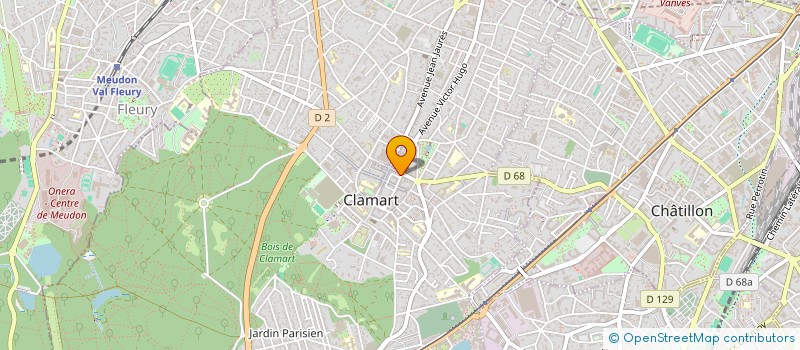 localisation de l'entreprise LUMEO ENERGIES à CLAMART