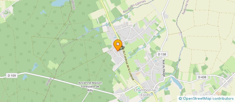 localisation de l'entreprise LUMEST VINCENT à CHAMBON-LA-FORET