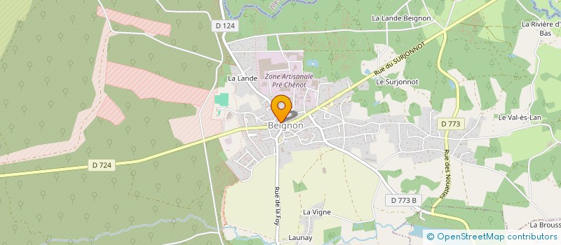 localisation de l'entreprise LUMET  GUER