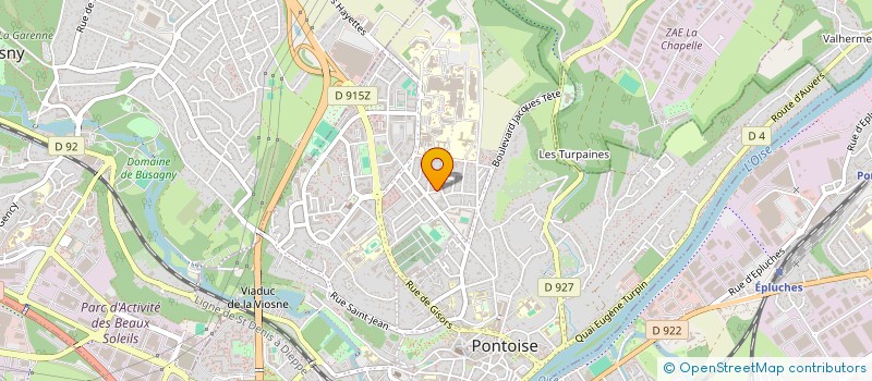 localisation de l'entreprise LUMFEN  PONTOISE