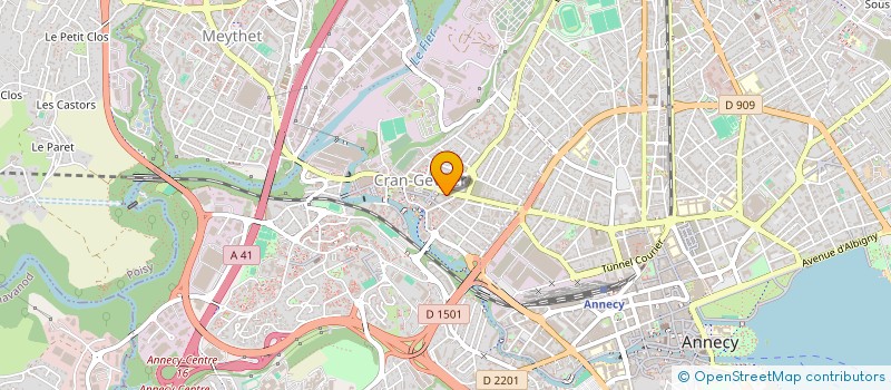 localisation de l'entreprise LUMI à ANNECY