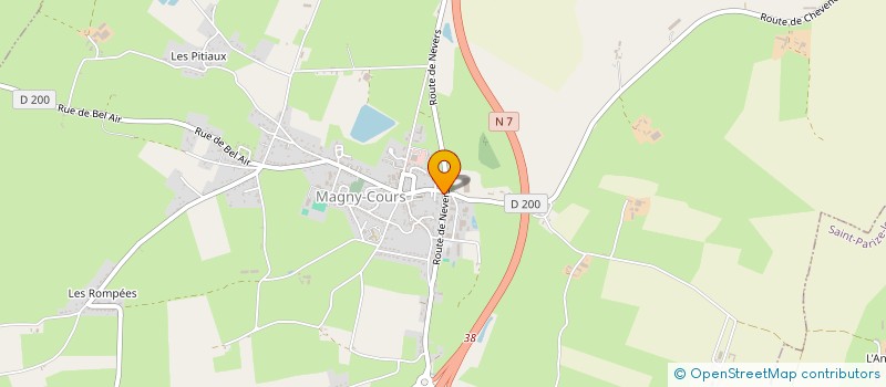 localisation de l'entreprise LUMI  MAGNY-COURS