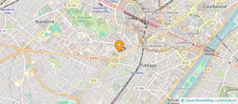 localisation de l'entreprise LUMI & COLOR  PUTEAUX