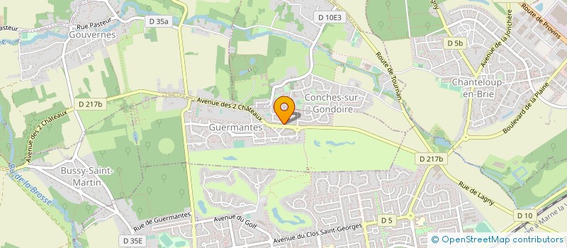 localisation de l'entreprise LUMI EXPORT  GUERMANTES