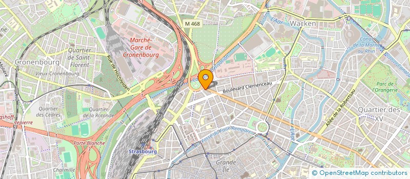 localisation de l'entreprise LUMI FORMATION à STRASBOURG