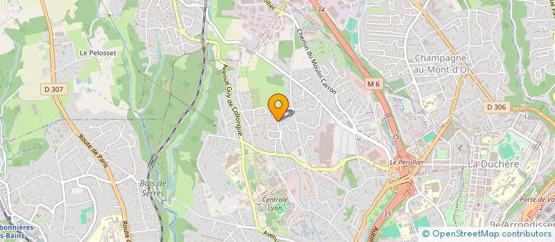 localisation de l'entreprise LUMI'LYON  ECULLY