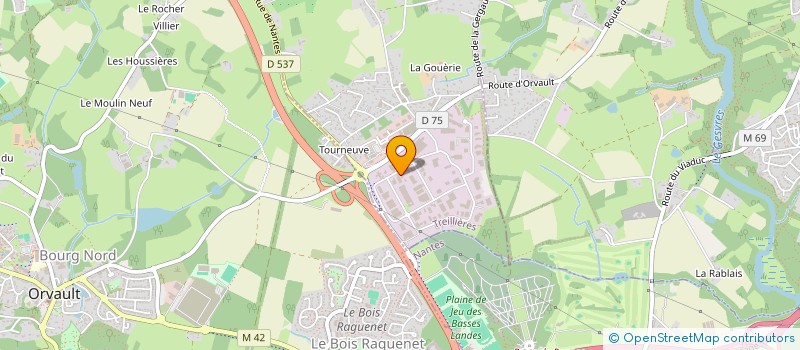 localisation de l'entreprise LUMI-ONE  TREILLIERES