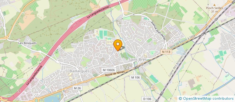 localisation de l'entreprise LUMI RH à BAILLARGUES