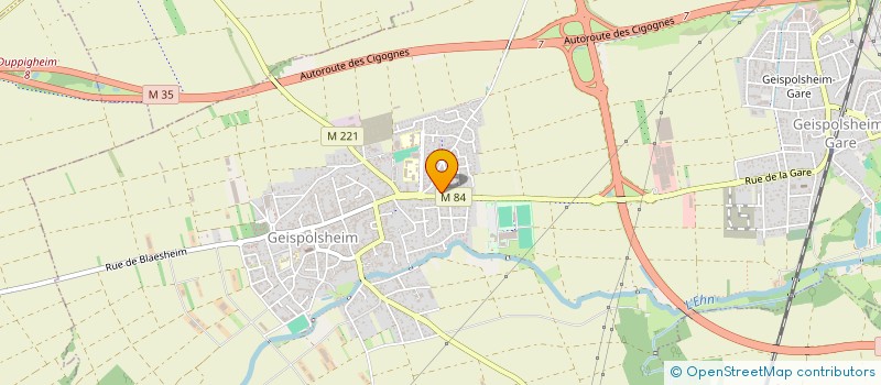 localisation de l'entreprise LUMI SENSATION  GEISPOLSHEIM