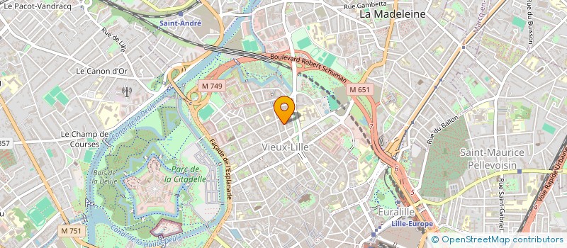 localisation de l'entreprise LUMIA à LILLE