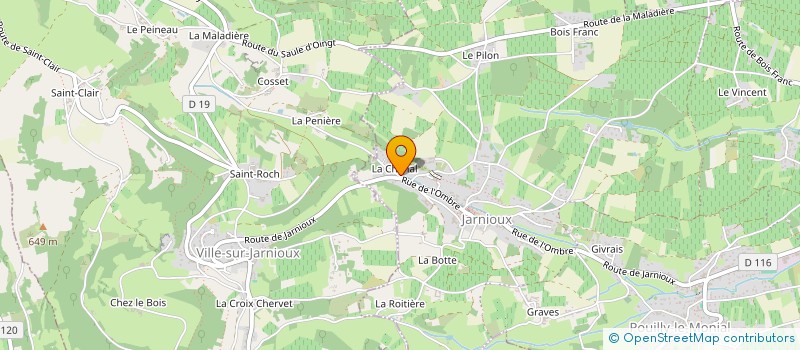 localisation de l'entreprise LUMIAD  PORTE DES PIERRES DOREES