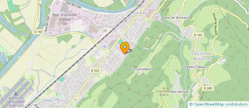 localisation de l'entreprise LUMIBAT  LE VERSOUD