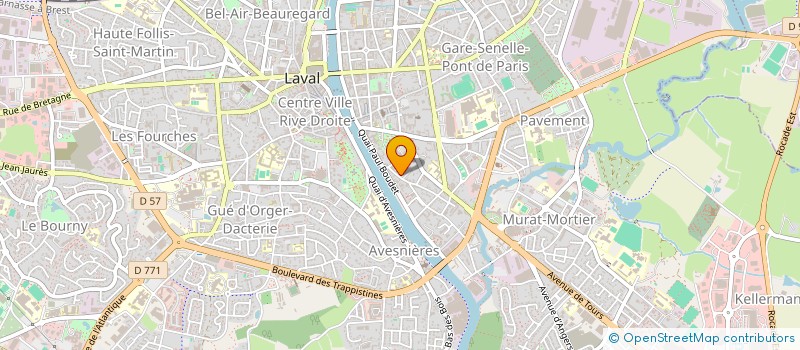 localisation de l'entreprise LUMICENE SERVICES à LAVAL