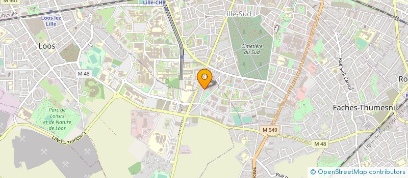 localisation de l'entreprise LUMICOMBLE  LOOS