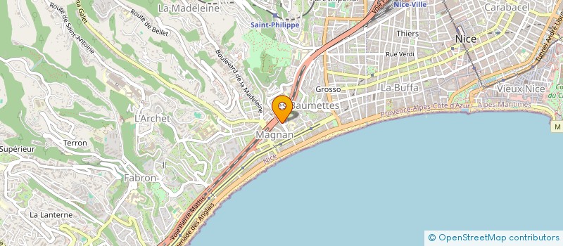 localisation de l'entreprise LUMICORPS FR à NICE