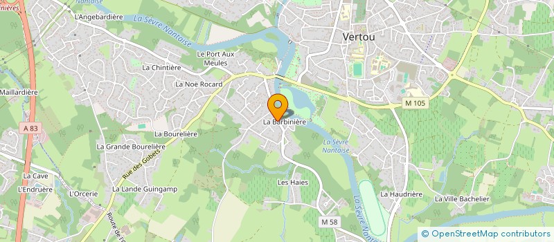 localisation de l'entreprise LUMIDIS à VERTOU
