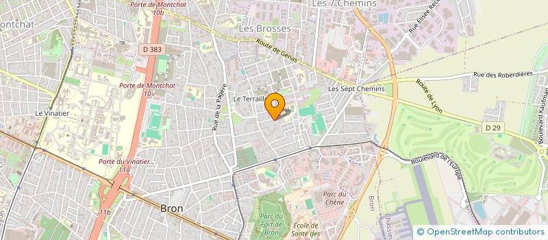 localisation de l'entreprise LUMIERE 2024  BRON