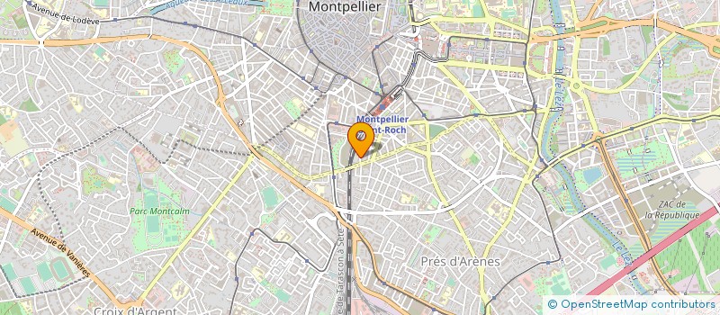 localisation de l'entreprise LUMIERE à MONTPELLIER