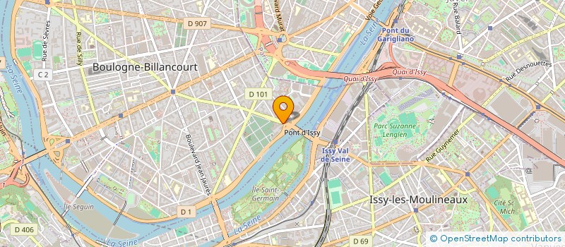 localisation de l'entreprise LUMIERE à BOULOGNE-BILLANCOURT
