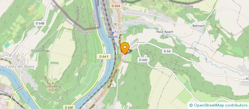 localisation de l'entreprise LUMIERE  APACH