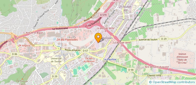 localisation de l'entreprise LUMIERE  LA GARDE