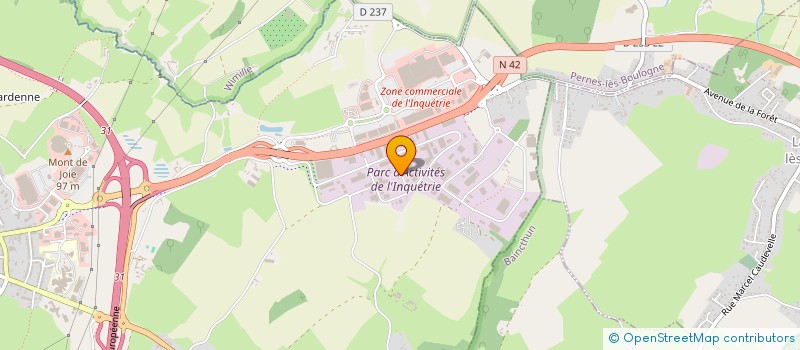 localisation de l'entreprise LUMIERE à SAINT-MARTIN-BOULOGNE