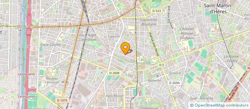 localisation de l'entreprise LUMIERE  GRENOBLE
