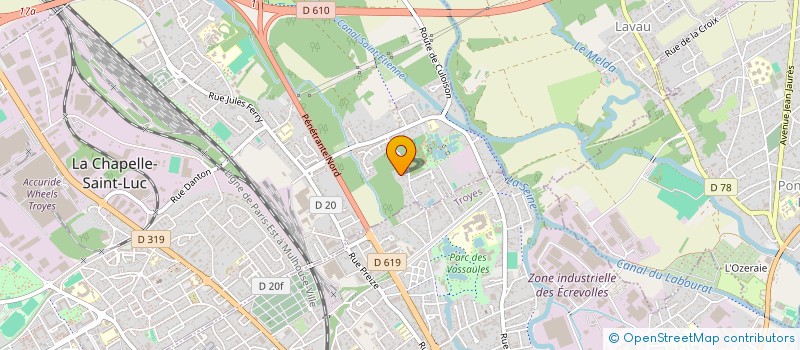 localisation de l'entreprise LUMIERE  LA CHAPELLE-SAINT-LUC