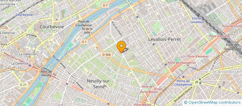 localisation de l'entreprise LUMIERE à NEUILLY-SUR-SEINE