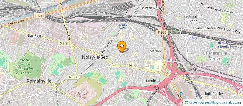 localisation de l'entreprise LUMIERE à NOISY-LE-SEC