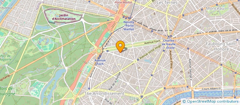 localisation de l'entreprise LUMIERE ACTIVE à NEUILLY-SUR-SEINE