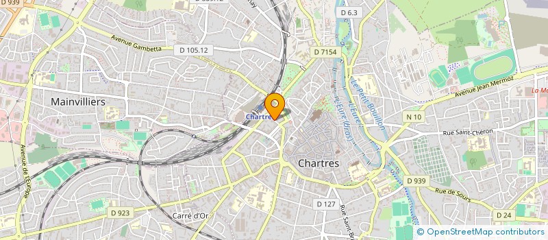 localisation de l'entreprise LUMIERE CONDUITE à CHARTRES