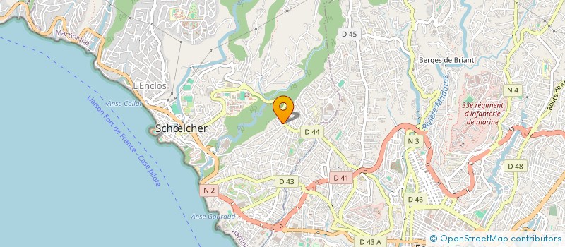 localisation de l'entreprise LUMIERE CREOLE  SCHLCHER