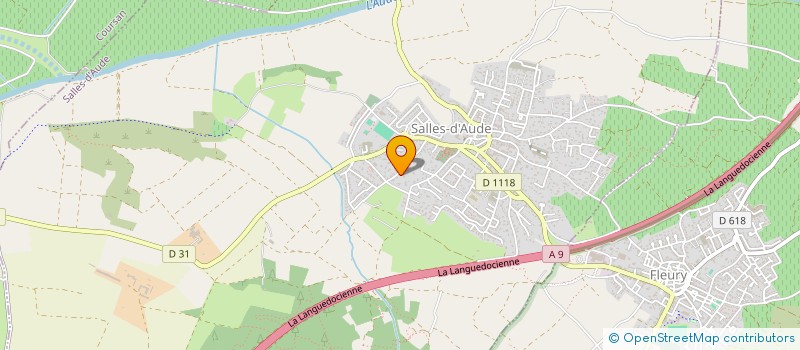 localisation de l'entreprise LUMIERE D'ALMA  SALLES-D'AUDE