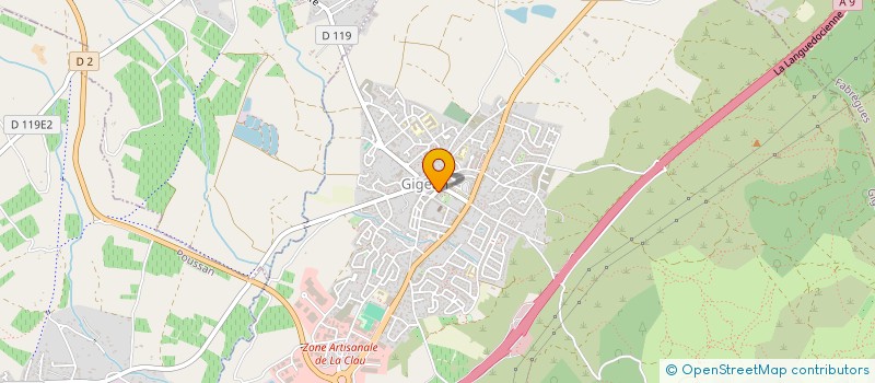 localisation de l'entreprise LUMIERE D'ESPOIR  GIGEAN