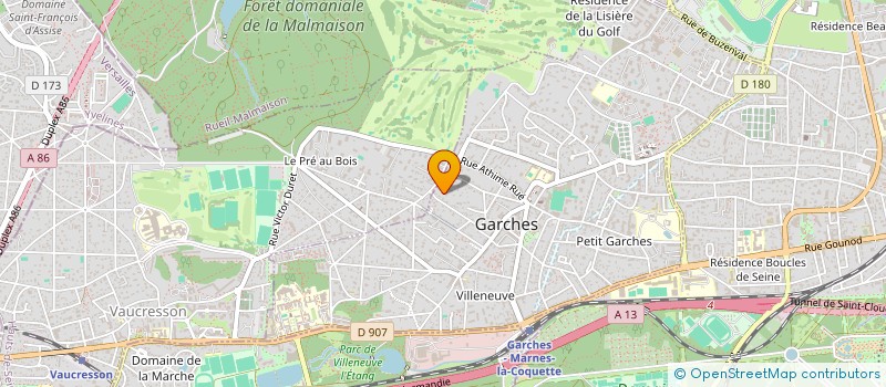localisation de l'entreprise LUMIERE D'HESTIA à GARCHES