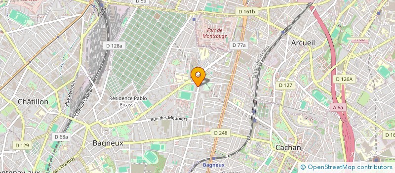 localisation de l'entreprise LUMIERE D ORIENT à BAGNEUX