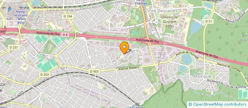 localisation de l'entreprise LUMIERE DIASPORA EUROPE  NOISY-LE-GRAND