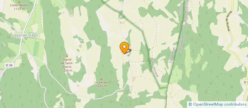 localisation de l'entreprise LUMIERE DU LUBERON  CASTELLET