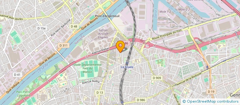 localisation de l'entreprise LUMIERE DU MONDE à COLOMBES